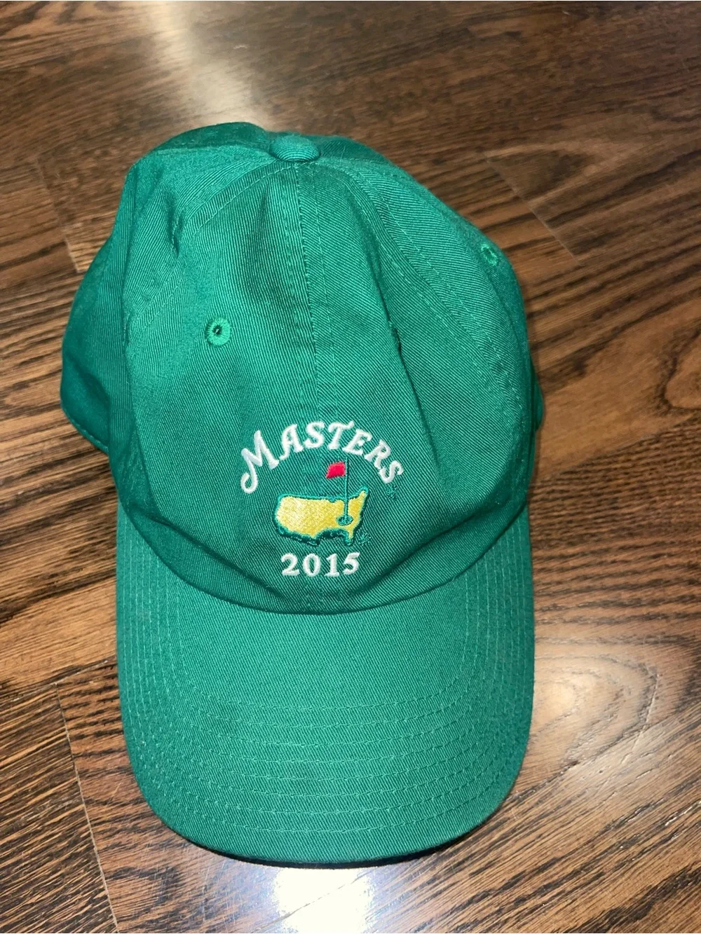 Masters StrapBack Green Golf Hat  Logo Augusta National 2015 American Needle